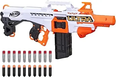 Buy Nerf Ultra Select Fully Motorized Blaster Fire 2 Ways Includes Clips And Darts • 29.99£
