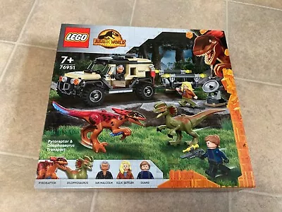 Buy Lego Jurassic World 76951 Pyroraptor & Dilophosaurus Transport • 24£
