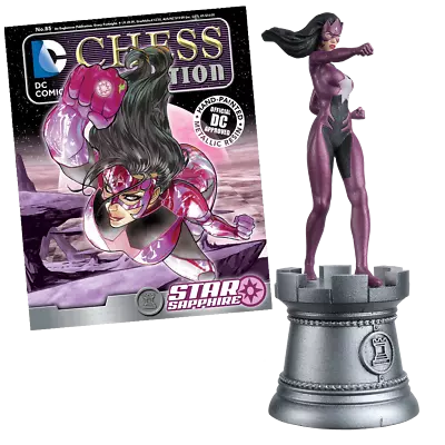 Buy EAGLEMOSS DC CHESS COLLECTION ISSUE 85 STAR SAPPHIRE WHITE ROOK -no Magazine • 8.99£