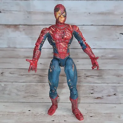 Buy Spider-Man Movie Battle Ravaged Super Poseable Action Figure  15 Cm 2003 • 29.99£