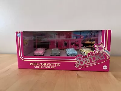 Buy Barbie The Movie Hot Wheels 1956 Corvette Collector Set NEW 2023 • 50£