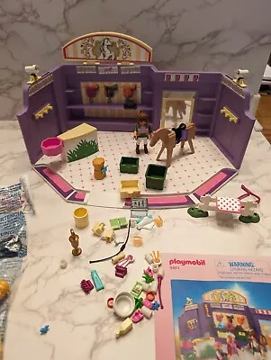 Buy Playmobil City Life Horse Tack Shop 9401 - Complete • 20.99£