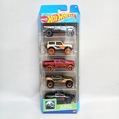 Buy HOT WHEELS  HW Remote Adventures  5 Pack Set Toy Cars • 9.99£