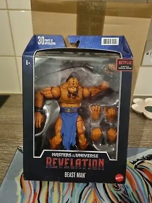 Buy Mattel Masters Of The Universe Revelation 7  Figure Beast Man New Sealed Boxed • 10£