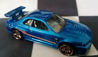 Buy Hot Wheels Nissan Skyline GT-R R34 HW Workshop Then And Now 230/250 Loose New  • 19.99£