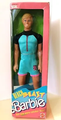 Buy NRFB - 1988 Barbie KEN   Beach Blast   - NIB • 51.29£