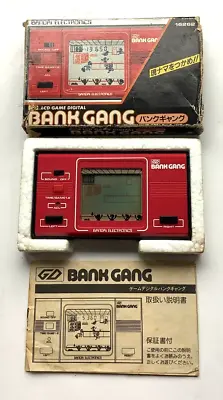 Buy Vintage 1982 RARE GD BANDAI - BANK GANG - LCD GAME (Very Good Condition) • 50£