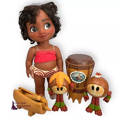 Buy Disney Large 15” Animators - Moana Doll With Kakamora Coconut Set • 24.95£