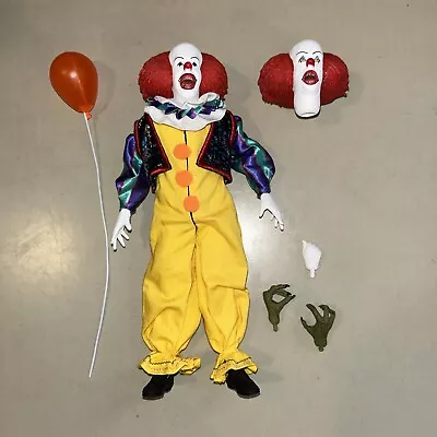 Buy Neca It Pennywise Clown 1990 8” Clothed Retro Figure Reel Toys Complete Genuine • 29.99£