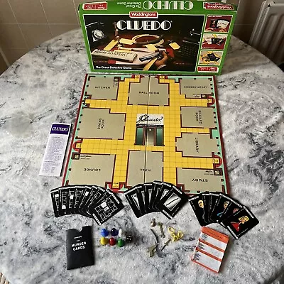 Buy Waddingtons Cluedo Vintage 80s Board Game Complete 1983 Family Fun • 22.99£