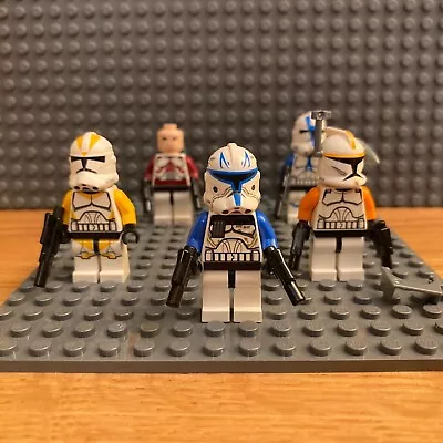 Buy Lego Star Wars Excellent But Incomplete Clones (Rex, Fox, Cody, 212th, 501st) • 95£