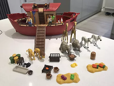 Buy PLAYMOBIL 5276 Noah's Ark Boat Animals Figures Crane Wildlife Toddler Preschool • 35£