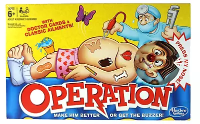 Buy Operation Game By Hasbro Gaming  2015 ~ Make Him Better Or Get The Buzzer ! • 12.98£