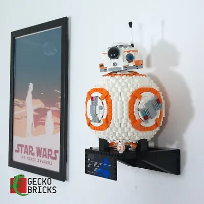 Buy Gecko Bricks Wall Mount For LEGO Star Wars BB-8 75187 • 16£