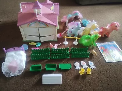 Buy My Little Pony Show Stable - 1980s. 8 Big Ponies 1 Small. • 35£