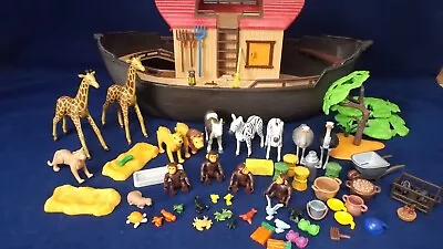 Buy Playmobil 5276 Noahs Ark With Giraffe Zebras Lions Ostrich Monkeys & More! • 24£