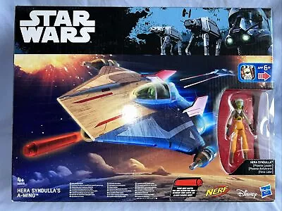 Buy Star Wars Rebels, Hera Syndulla’s A Wing & Action Figure, Nerf, Hasbro, BNIB • 49.99£
