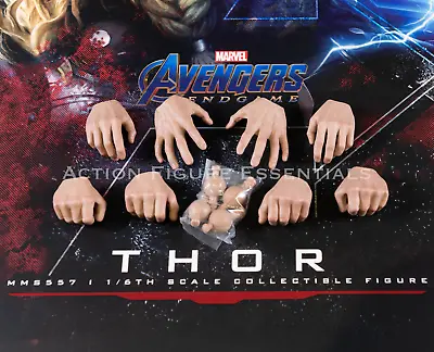 Buy Hot Toys Marvel Avengers Endgame Thor Hands Wrist Peg Set 1/6 Parts MMS557 Fat • 33.50£