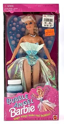 Buy 1994 Bubble Angel Barbie Doll / Soap Bubble Angel / Mattel 12443, NRfB • 66.72£