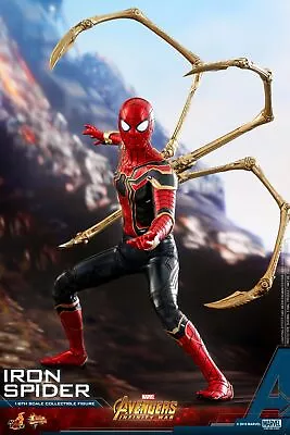 Buy Hot Toys MMS482 Avengers Infinity War Iron Spider Peter Parker Tom Holland NEW • 319£