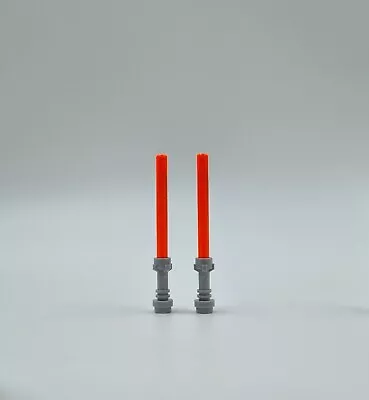 Buy Lego Lightsabers Trans Neon Orange For Star Wars Minifigure Weapon (82) • 5.99£