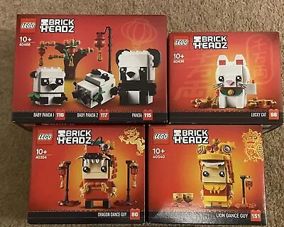 Buy LEGO Brickheadz 40354 40436 40466 40540 Chinese New Year - Cat Panda Lion Dragon • 84.99£