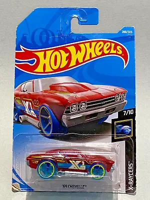 Buy Hot Wheels - '69 Chevelle - X-raycer - Red - 7/10 - 280/250 - Long Card   (c) • 3£