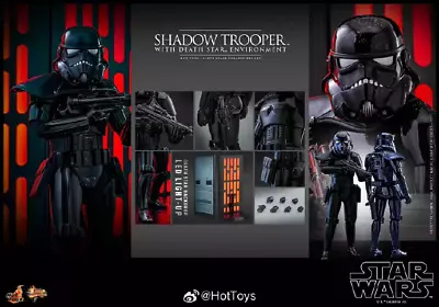 Buy New Hot Toys MMS737 Star Wars Shadow Trooper With Death Star Environment Figure • 244£