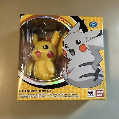 Buy S.h. Figuarts PokÉmon Pikachu Figure Bandai Tamashii Nations Genuine Boxed • 29.99£