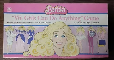 Buy 1986 Barbie  We Girls Can Do Anything   Golden Game 2 To 4 Players Vintage • 17.35£
