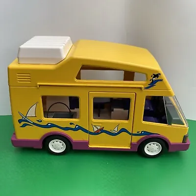 Buy Vintage Playmobil 1997 Geobra Vacation Camper Van With Accessories • 17.97£