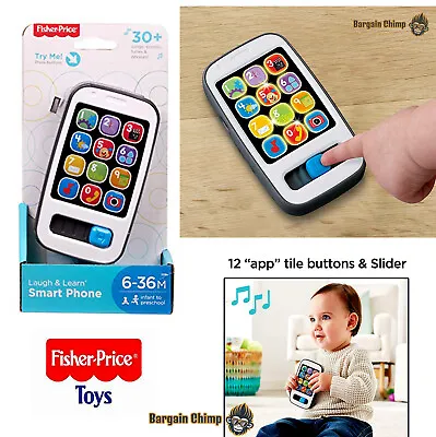 Buy Fisher-Price 900 BHC01 Smart Phone Laugh & Learn Electronic Speaking Kids Toy • 11.69£