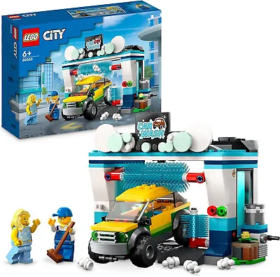 Buy LEGO City 60362 Carwash With Toy Car For 6+ Years Old Kids- Free & Fast Shipping • 23.99£
