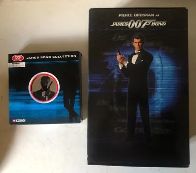 Buy Sideshow James Bond Pierce Brosnan ~ 1:4 Scale 18  Action Figure + Corgi Ty99135 • 355£