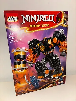 Buy LEGO NINJAGO: Dragons Rising - Cole's Elemental Earth Mech (71806) Brand New • 11£