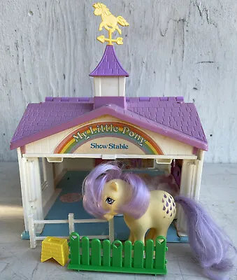 Buy Hasbro 1983 My Little Pony Show Stable Playset W/ Accessories *See Description* • 66.70£
