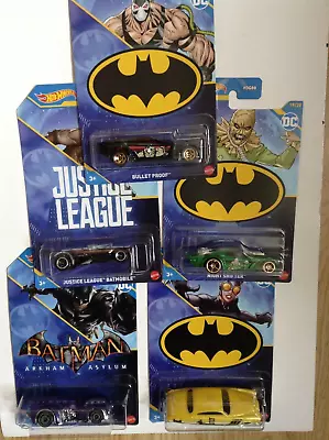 Buy 5 X Hot Wheels Batman Bundle New In Pkt FREE POSTAGE • 14.95£
