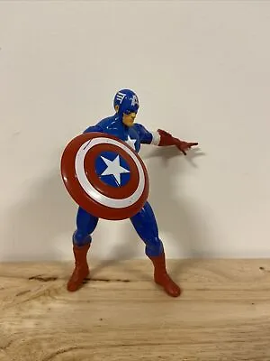 Buy Marvel Avengers Captain America 6  Action Figure With Shield Hasbro 2012 • 7.99£