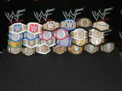 Buy 25 X Custom WWF WWE NXT Title Belts For Hasbro Mattel Retro Wrestling Figures  • 18.99£