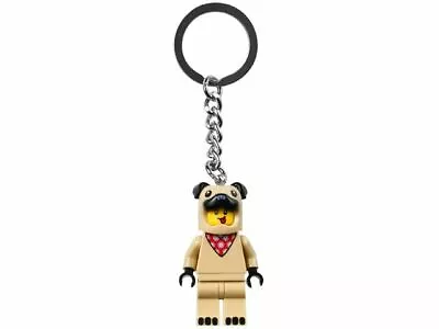 Buy CITY LEGO Minifigure Keyring French Bulldog Guy Keychain 854158 Rare Minifig • 8.95£