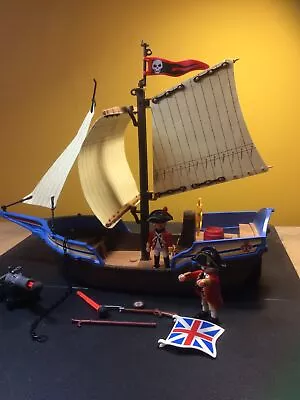 Buy Playmobil Pirates Redcoat Battle Ship 5140 Preowned • 21£