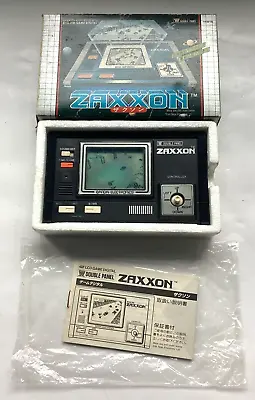 Buy Vintage 1982 RARE GD BANDAI ZAXXON Double Panel LCD GAME (Very Good Condition) • 90£