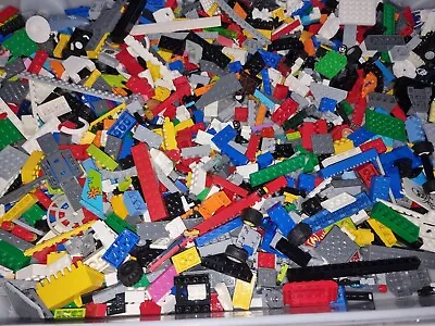 Buy LEGO 2kg LOOSE MIXED BUNDLE PARTS Building Bricks Starwars Marvel Base Plate D65 • 15£