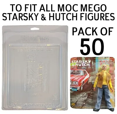 Buy Pack Of 50 Protective Cases For MOC MEGO Starsky And Hutch Figures - AFTMEG • 350£