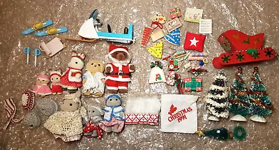 Buy RARE SANTA Sylvanian Families XMAS Christmas Crimbo Figures BUNDLE LOT • 50£