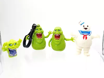 Buy Ghostbusters Slimer & Stay Puft Mini Figures Keyring X 4 • 11.99£