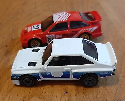 Buy Hot Wheels 87 Ford Sierra Cosworth And Ford Escort RS2000 • 7£