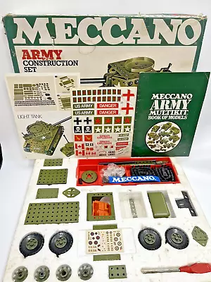 Buy Vintage Boxed Meccano Army Construction Set 1970s • 38£