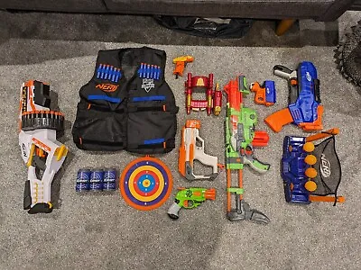 Buy Nerf Gun Bundle. Good Condition. All In Working Order. Bullets Included. • 30£