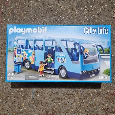 Buy Playmobil 9117 City Life Big Blue Bus Funpark Set [Damaged Box] • 67£